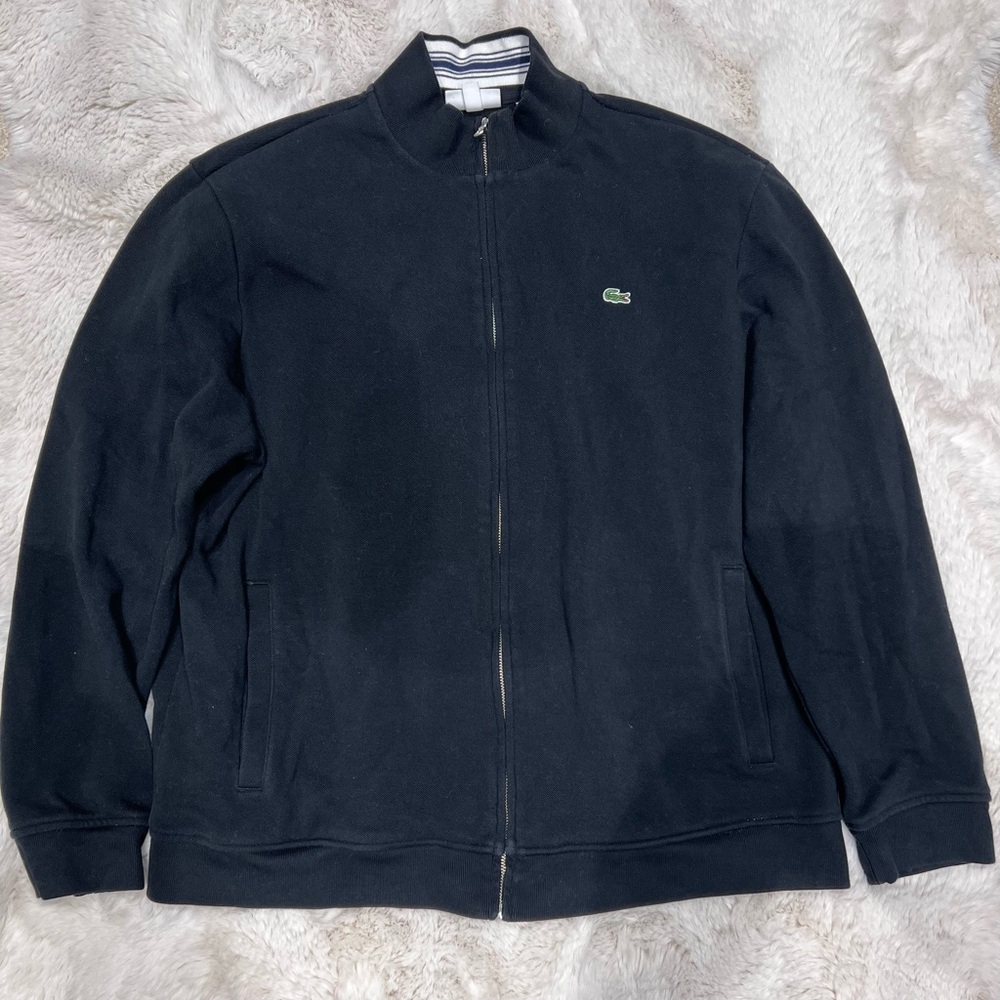 Lacoste Heavyweight Full Zip Sweater in Size 8 (3XL)